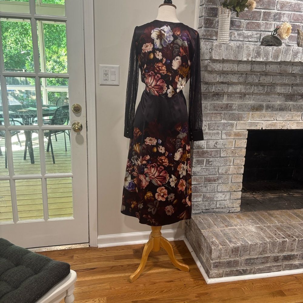 Johnny Was MICAELA MIDI DRESS - BECKETT BLOOMS S - Picture 6 of 11